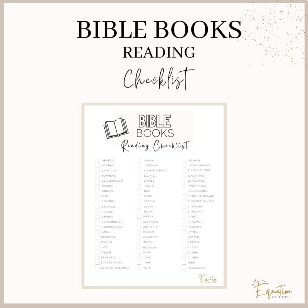 bible books reading checklist
