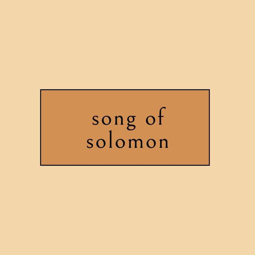 song of solomon bible verses