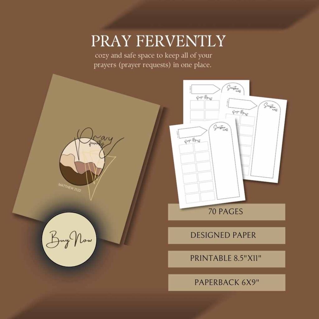 pray fervently christian journal