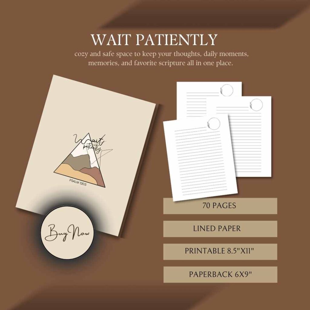 wait patiently christian journal