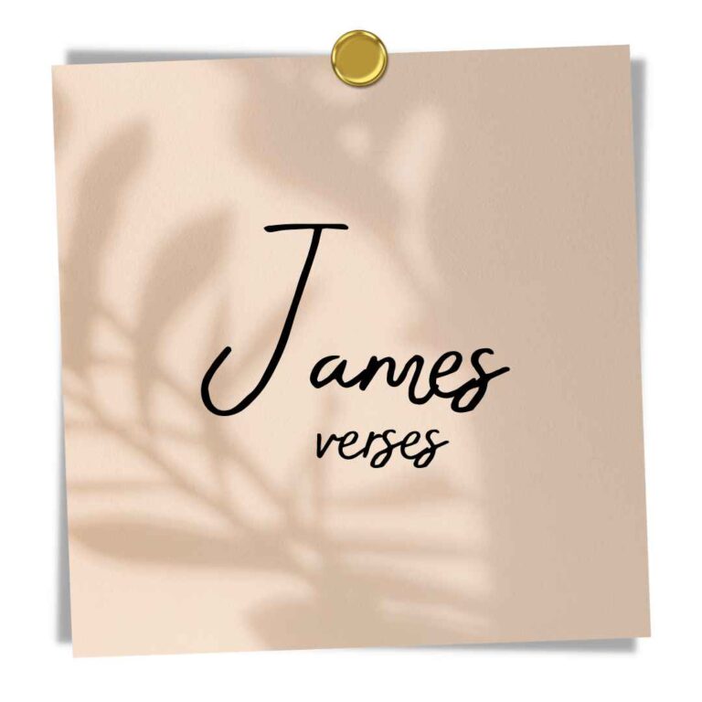 30 Best Bible Verses From James