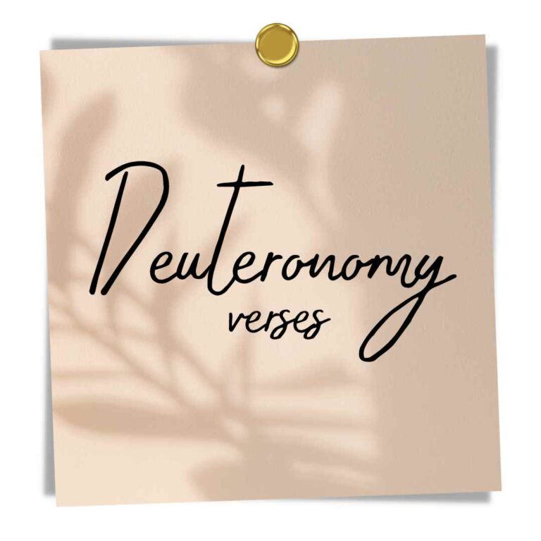 40 Best Bible Verses From Deuteronomy