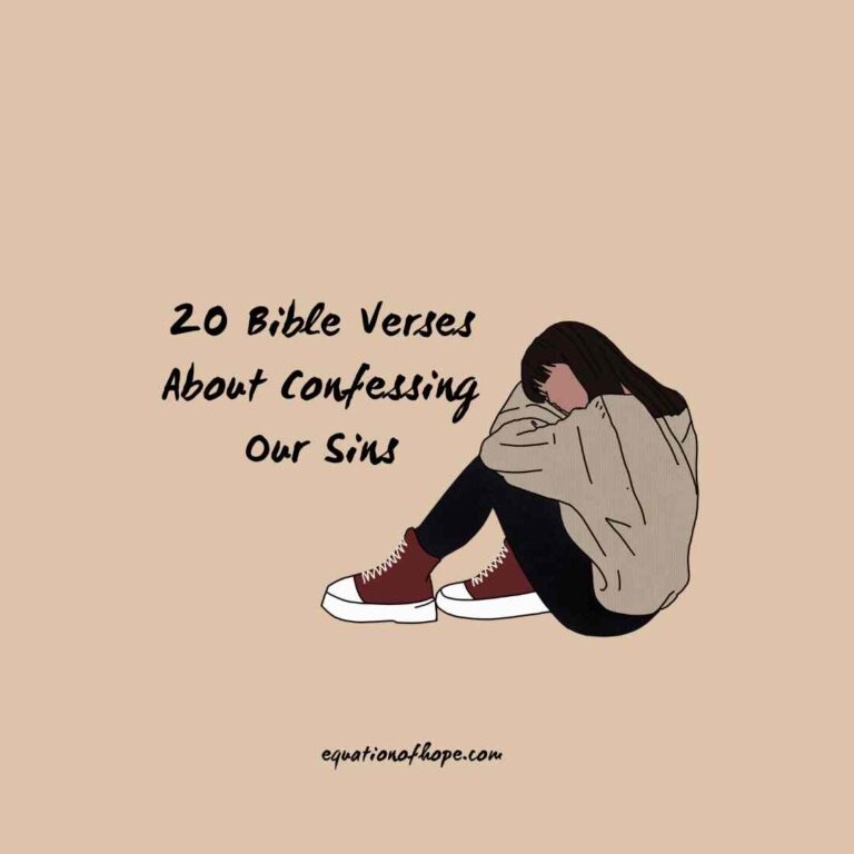 20 Bible Verses About Confessing Our Sins