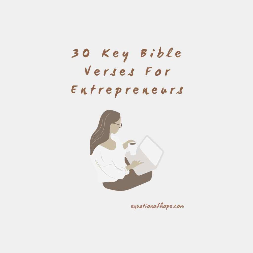 30 Key Bible Verses For Entrepreneurs